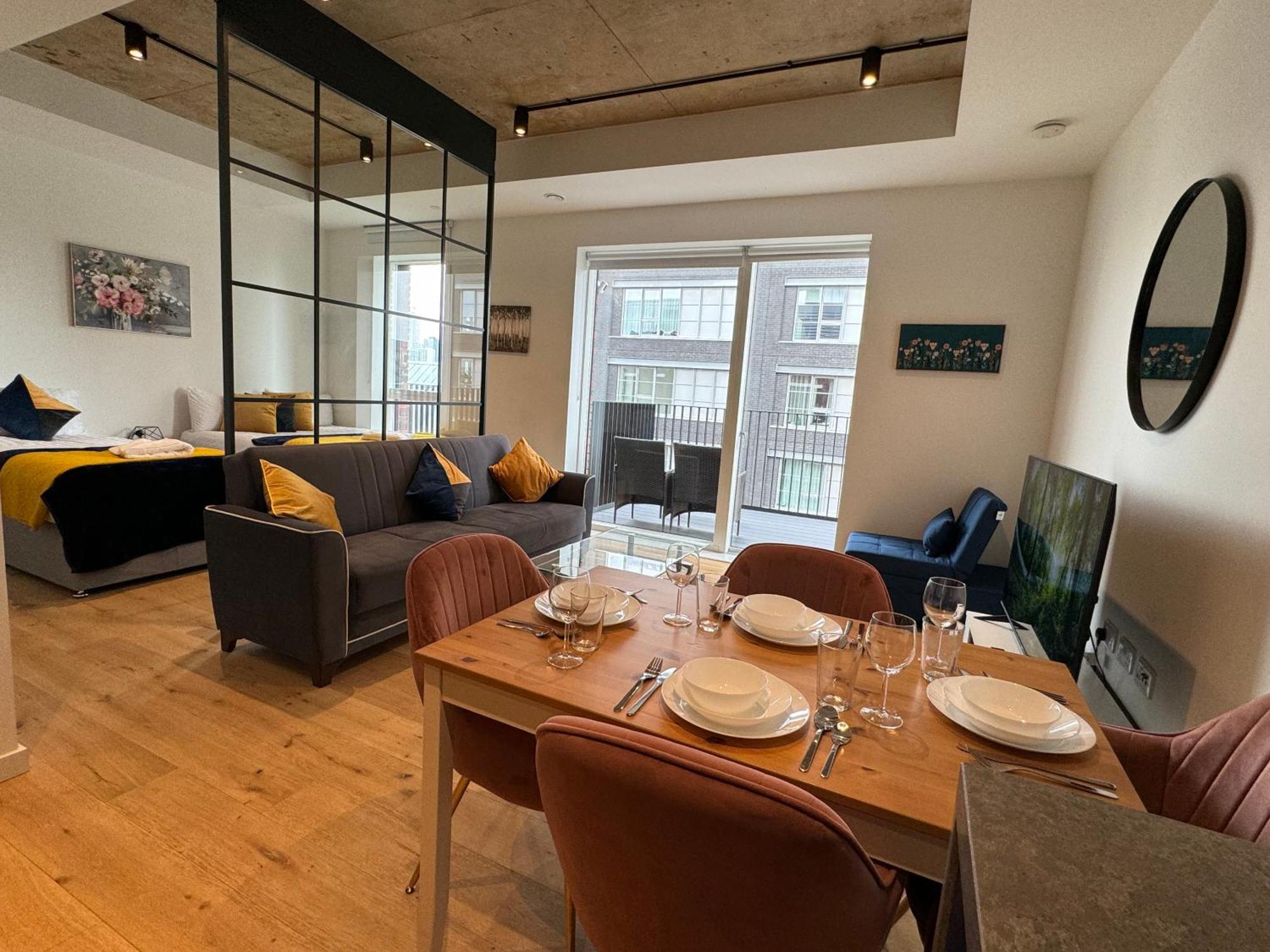 Apartamento London Luxury Flat With Balcony, River View, O2 Arena, Excel, Canary Wharf, Station Exterior foto